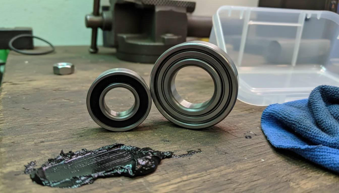 6200 Series Bearing Size Chart: 6201 to 6211 Dimensions